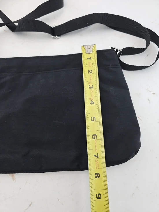 Baggallini Black Crossbody Bag with Silver Hardware - Picture 5 of 6